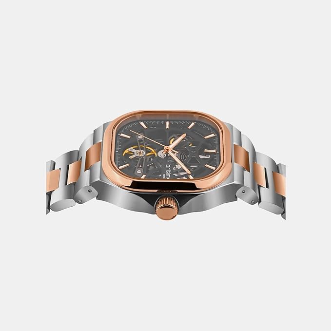 Monarch Men Automatic Grey Dial Analog Steel Watch