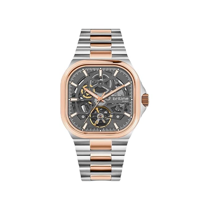 Monarch Men Automatic Grey Dial Analog Steel Watch