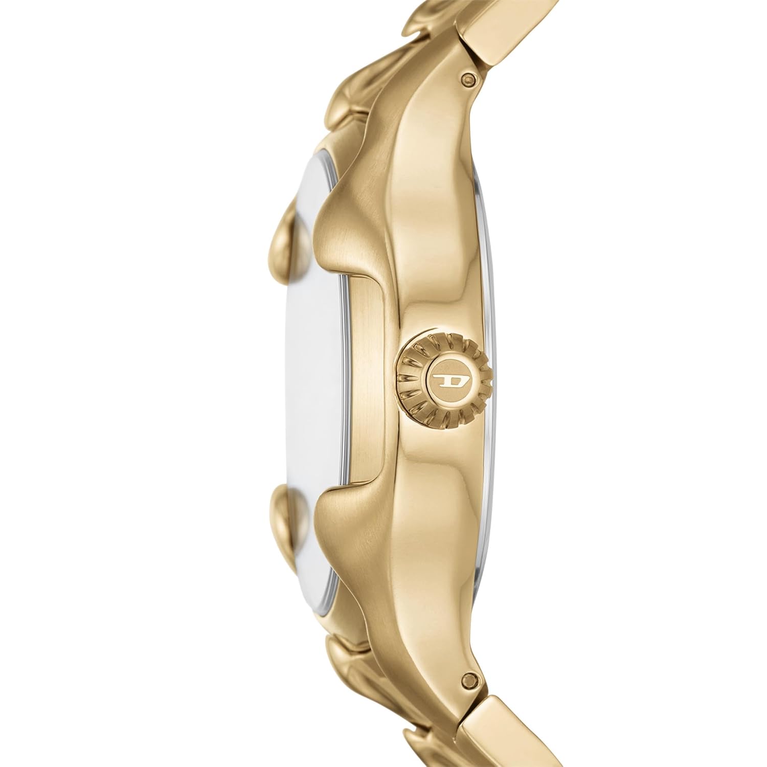 Diesel Stainless Steel Analog Gold Dial Men Watch,GOLD BAND