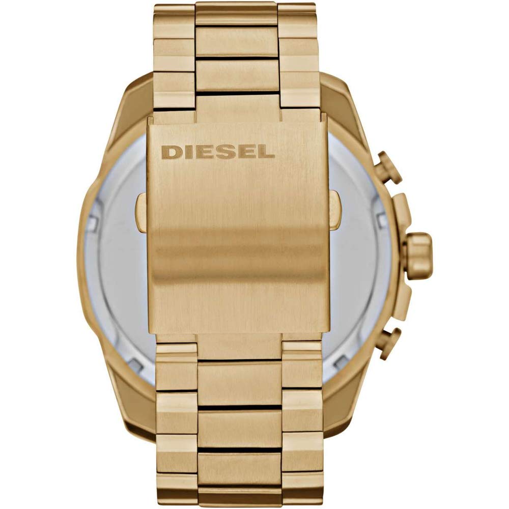 Diesel Men's Gold Stainless-Steel Plated Japanese Quartz Fashion Watch