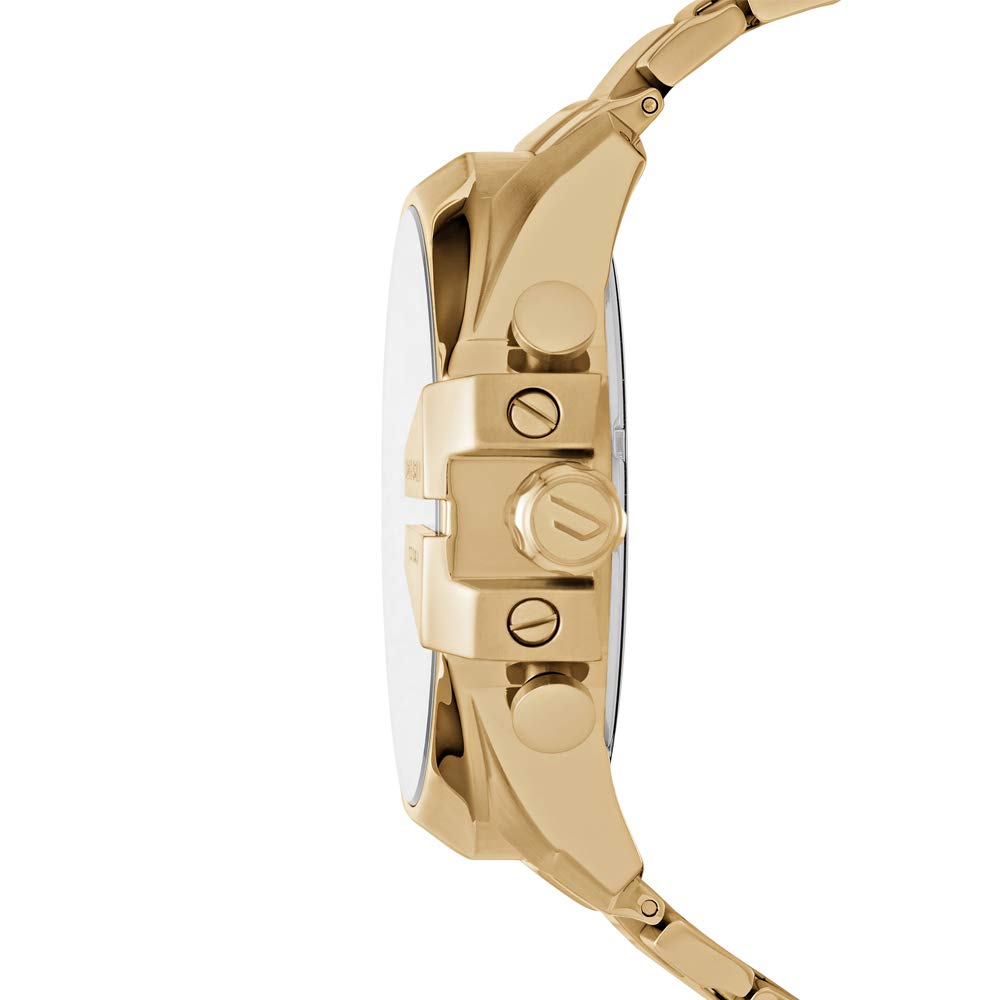 Diesel Men's Gold Stainless-Steel Plated Japanese Quartz Fashion Watch