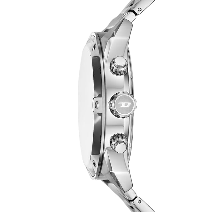 Diesel Spiked Silver Watch