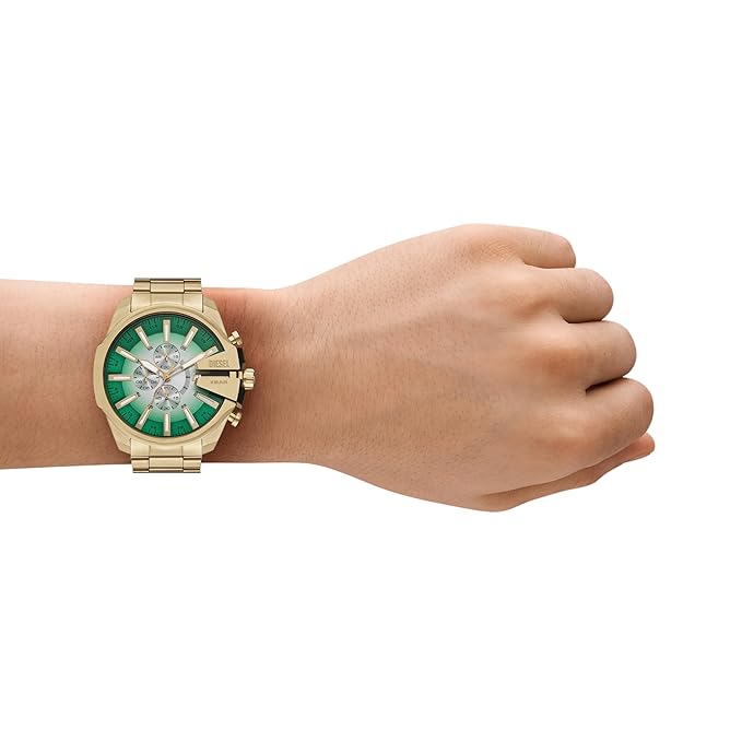 Diesel Mega Chief Slim Gold Quartz Stainless Steel Watch