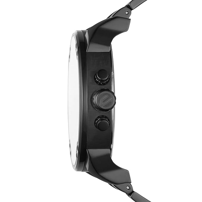 Diesel Analog Stainless Steel Black Dial and Band (Big dial) Men's Watch
