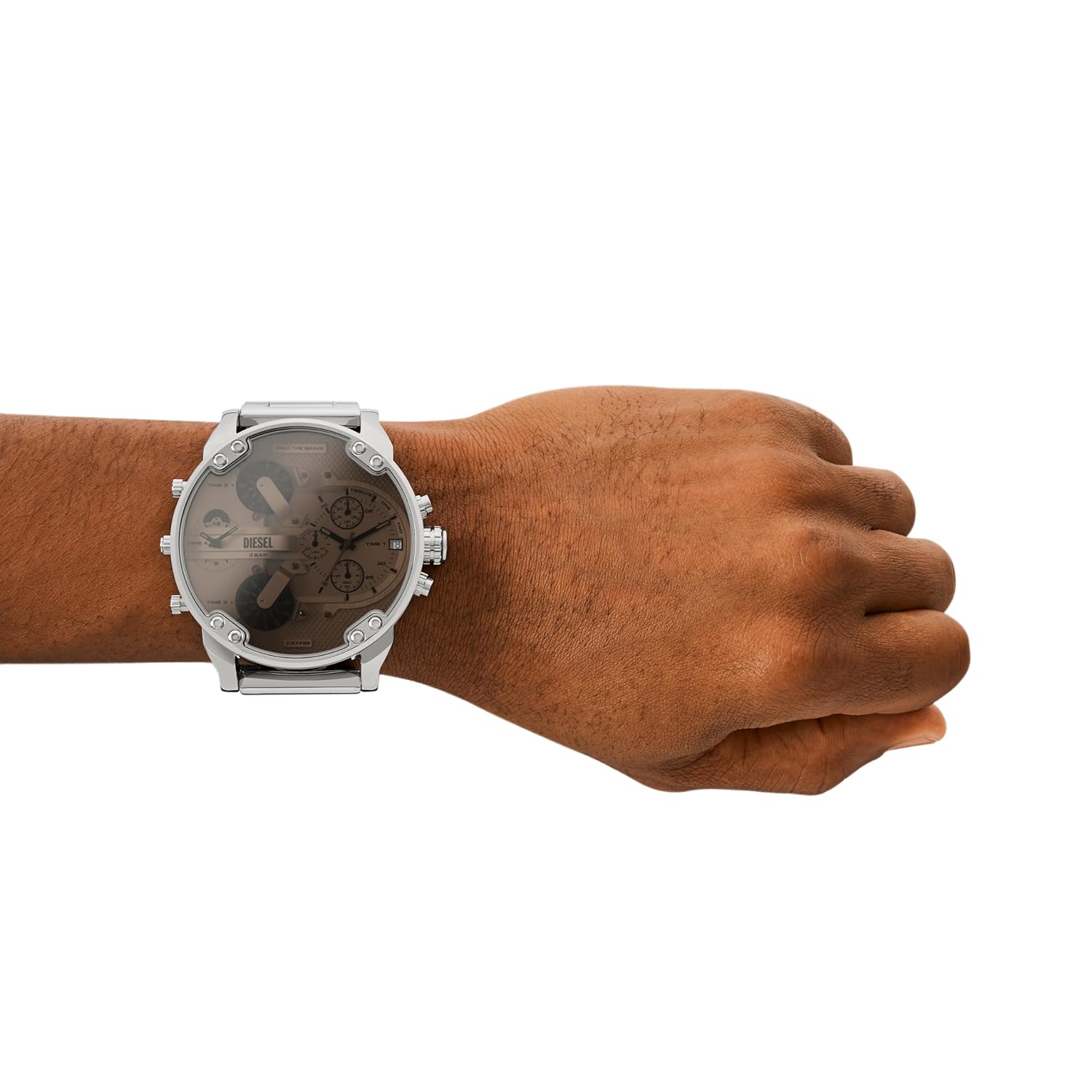 Diesel Mr. Daddy 2.0 Silver Watch