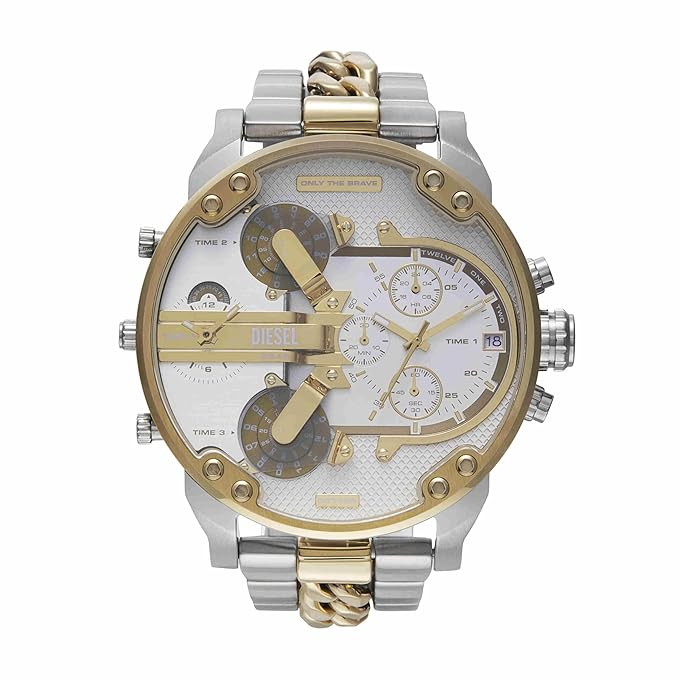 Diesel Mr. Daddy 2 Multicolor Quartz Stainless Steel Watch ,Chronograph, Men