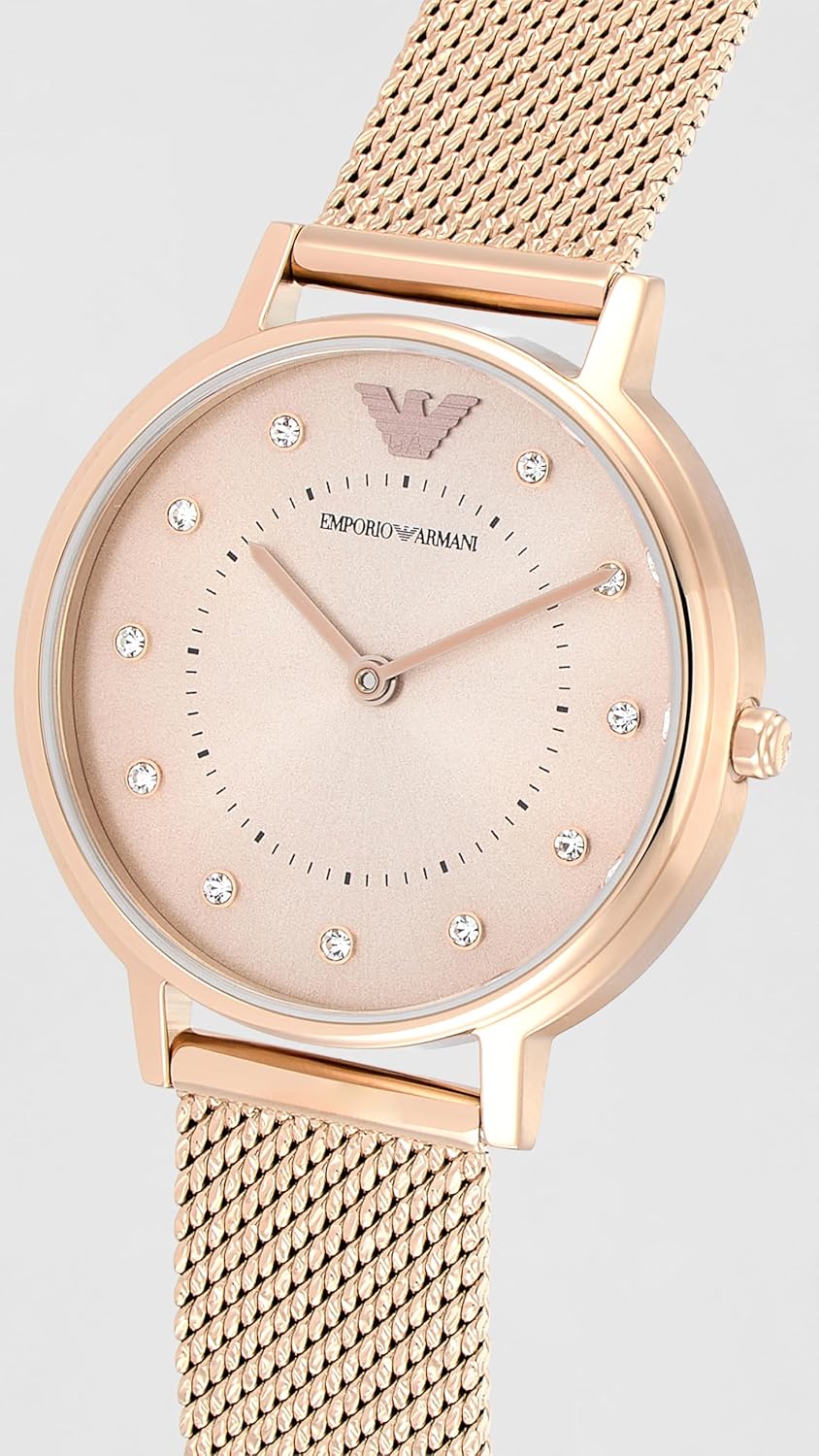 Emporio Armani Analog Pink Dial Women's Watch