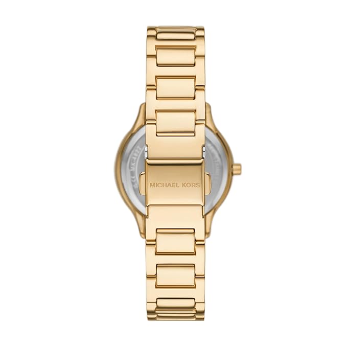 Michael Kors Stainless Steel Analog Multicolor Dial Women's Watch-Mk4822, Band Color-Gold