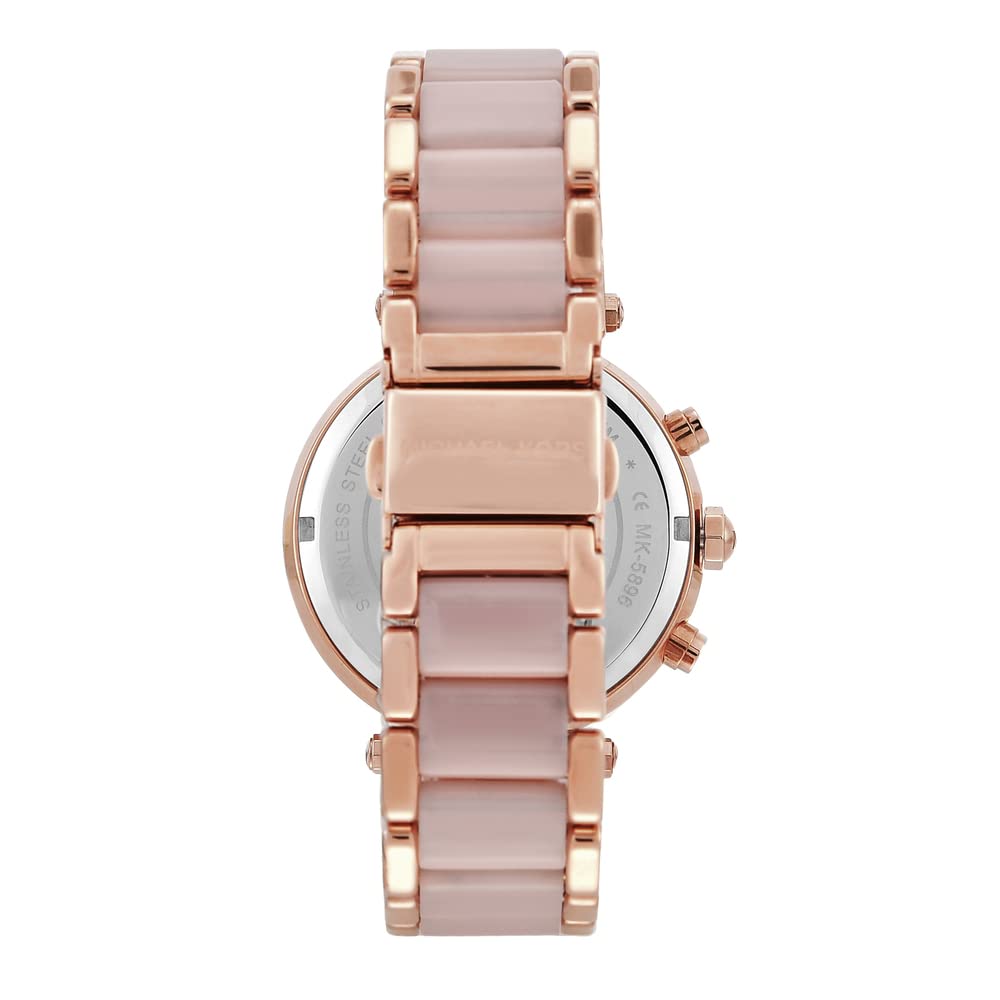 Michael Kors Analog Rose Dial Women's