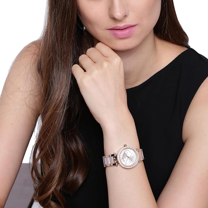 Michael Kors Analog Rose Gold Dial Women's