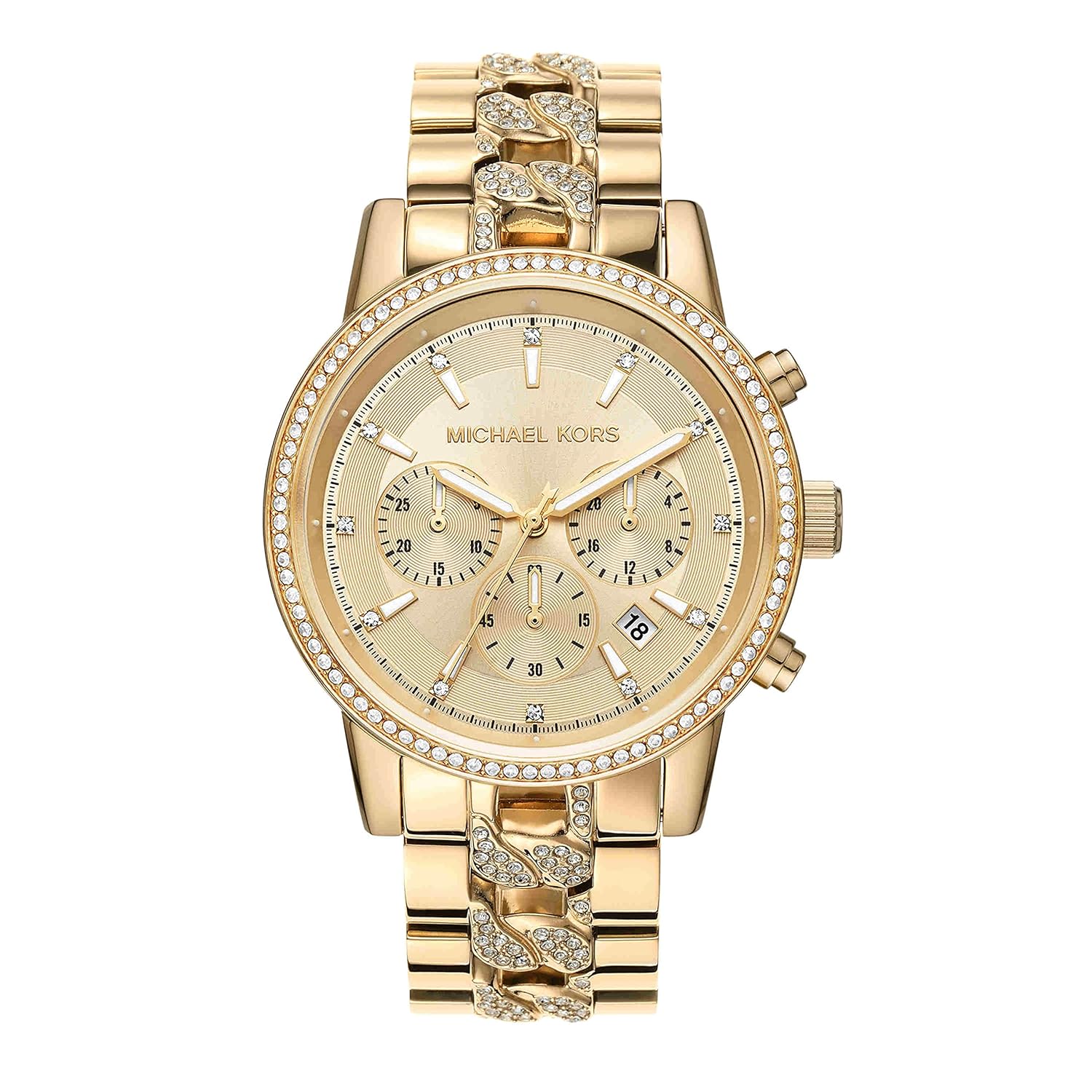 Michael Kors Bryant Analog Gold Dial Women's Watch