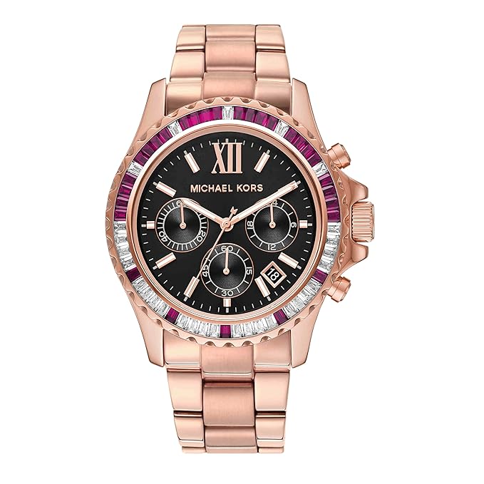 Michael Kors Everest Analog Black Dial Women's Watch