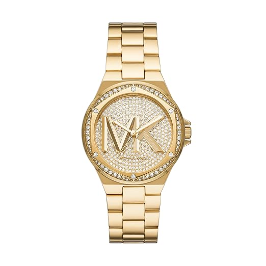 Michael Kors Lennox Analog Gold Dial Women's Watch