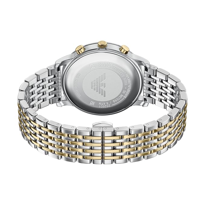 Emporio Armani Multicolor Quartz Stainless Steel Watch