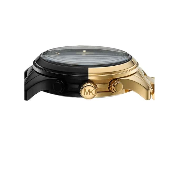 Michael Kors Runway Analog Black Dial Multicolor Band Women's Stainless Steel Watch