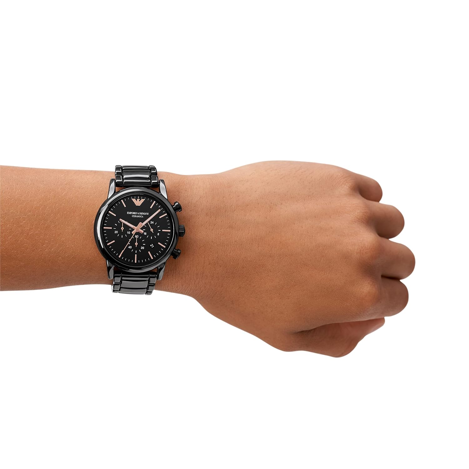 Emporio Armani Analog Black Dial Men's Watch