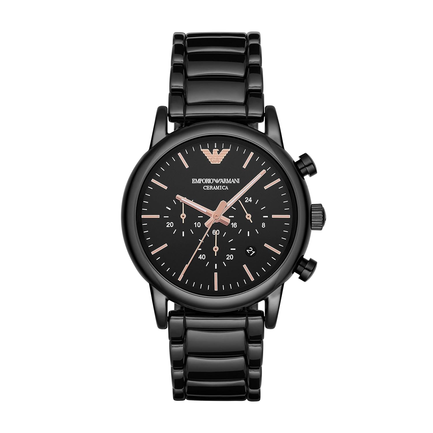 Emporio Armani Analog Black Dial Men's Watch