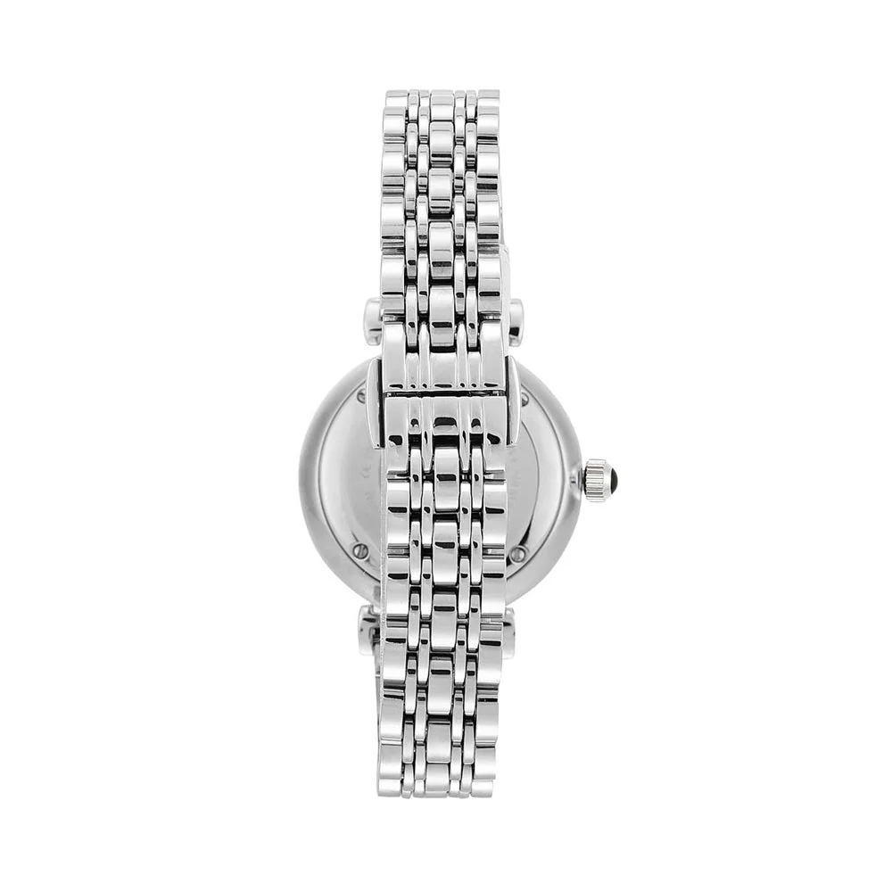 Emporio Armani Stainless Steel Analog Black Dial Men Watch, Black Band