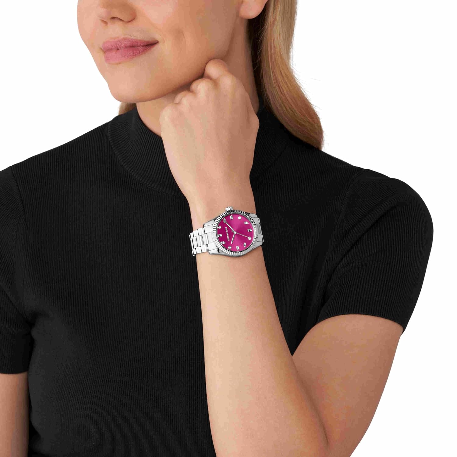 Michael Kors Analog Pink Dial Women's Watch