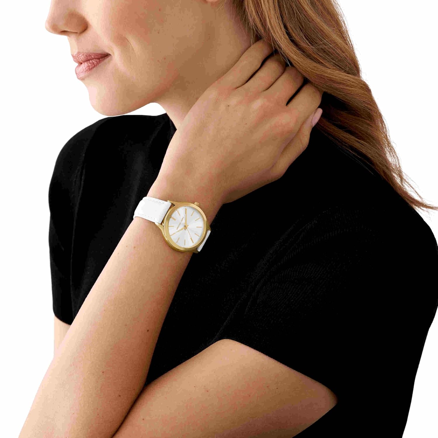 Michael Kors Slim Runway White Watch
