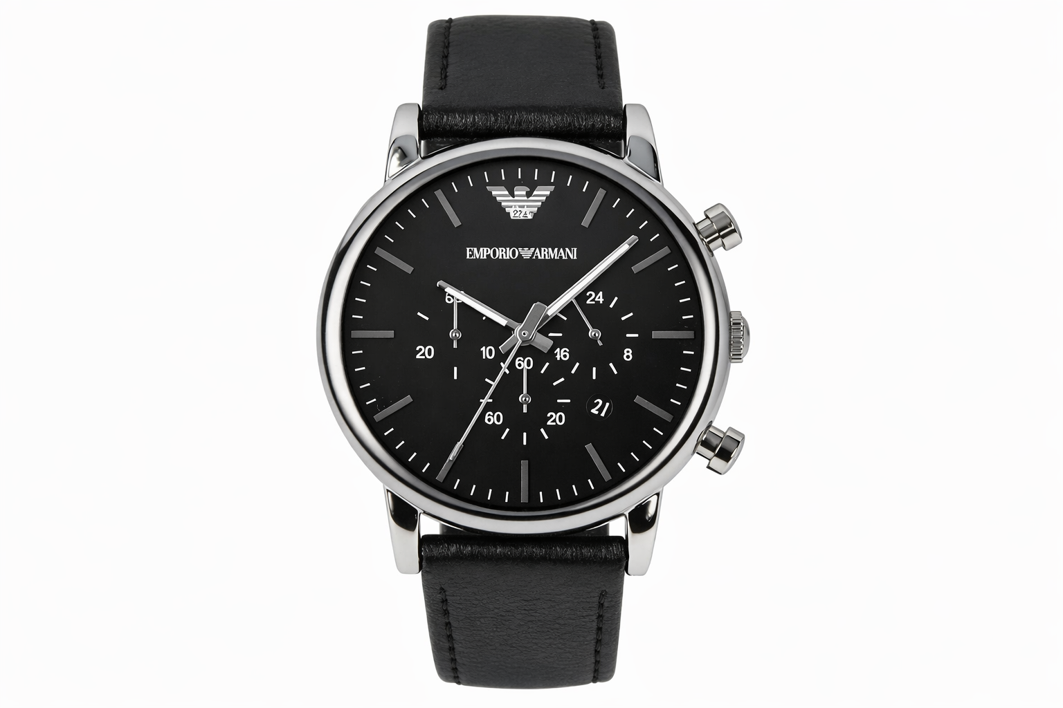 Emporio Armani Analog Black Dial Men's Watch