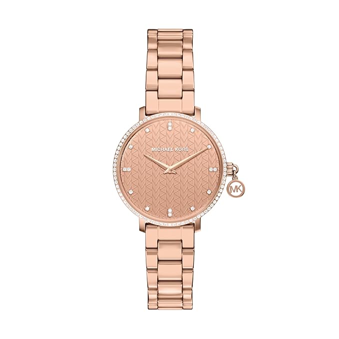 Michael Kors Pyper Rose Gold Quartz Stainless Steel Watch
