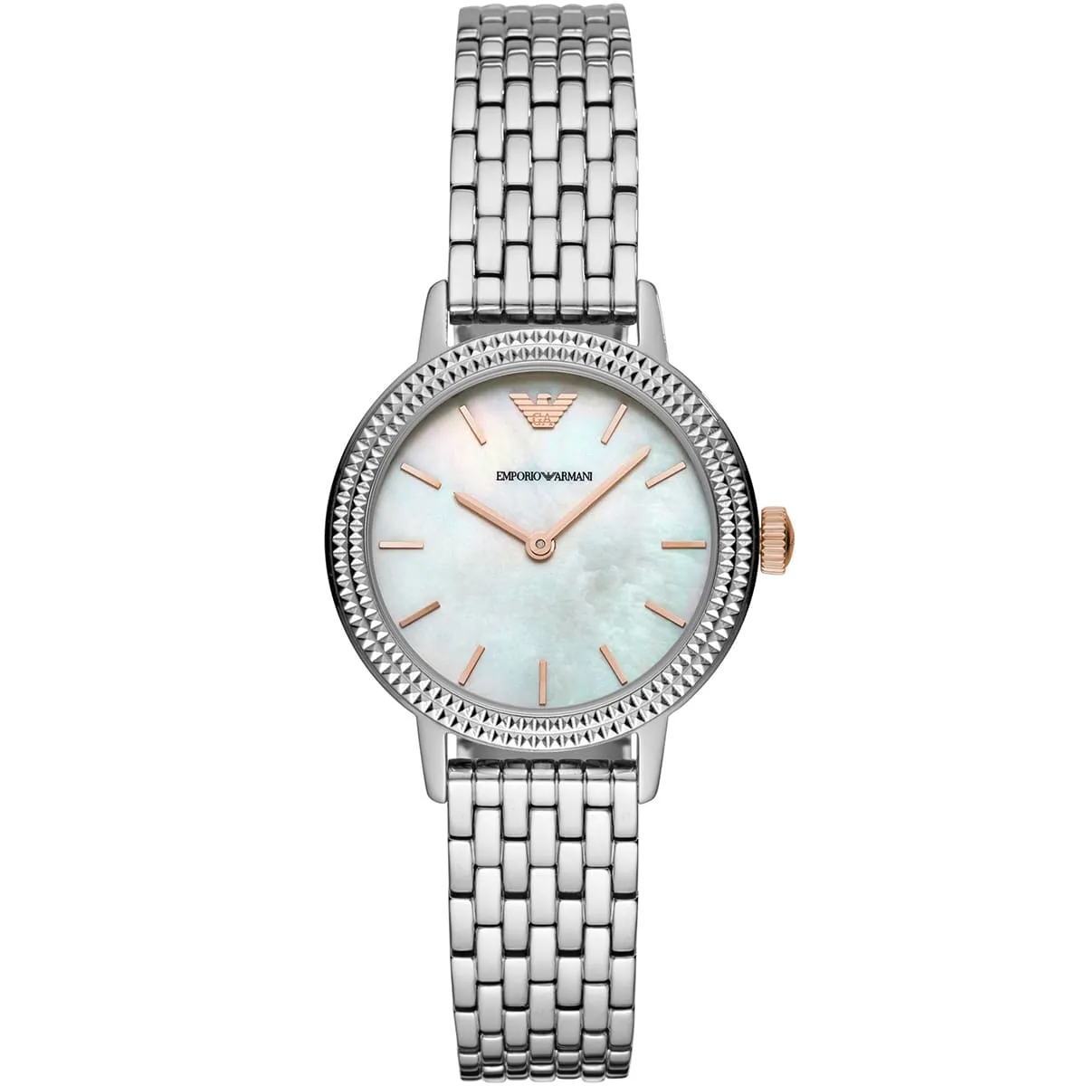 Emporio Armani Interchangeable Analog White Dial Women's Watch