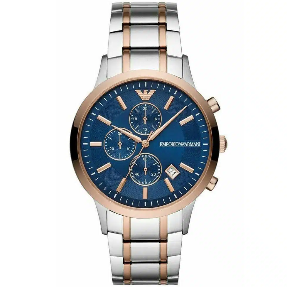 Emporio Armani Renato Analog Blue Dial Men's Watch