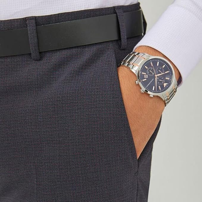 Emporio Armani Renato Analog Blue Dial Men's Watch