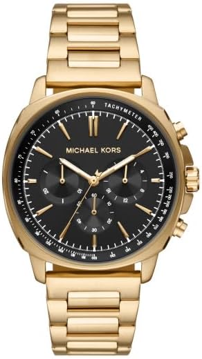 Michael Kors Sullivan Collection MK8969 Men's Chronograph Watch in Gold Stainless Steel, gold, Elegant