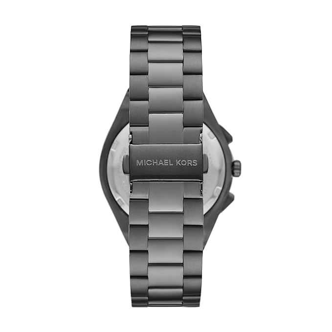 Michael Kors Lennox Men's Watch, Stainless Steel Chronograph Watch for Men with Steel or Silicone Band