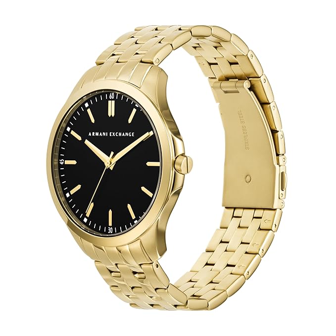 Armani Exchange Hampton Analog Black Dial Men's Watch