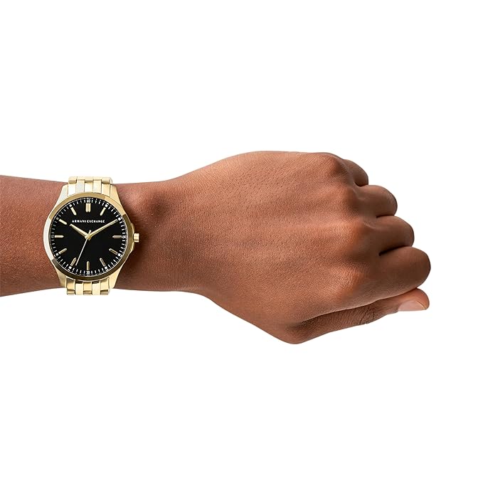 Armani Exchange Hampton Analog Black Dial Men's Watch