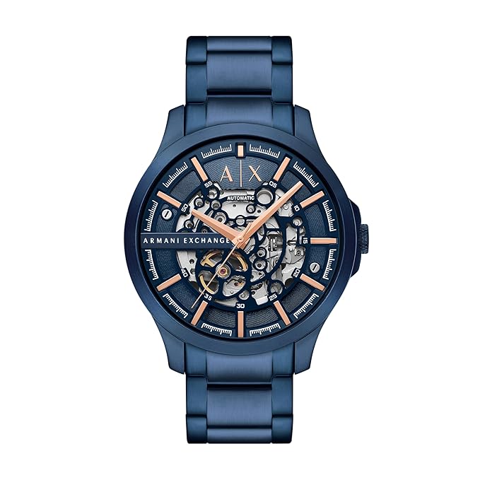 Armani Exchange Stainless Steel Analog Blue Dial Men's Watch