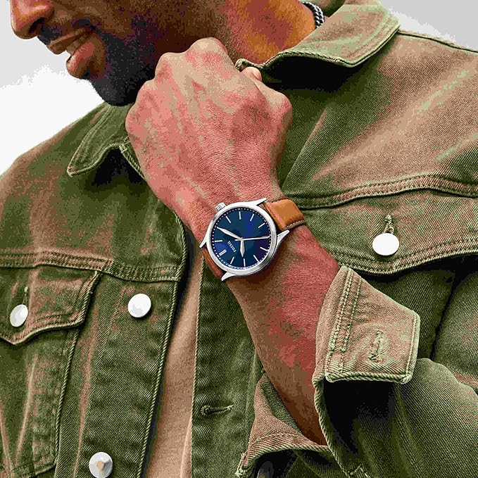 Fossil Fenmore Brown Quartz Leather Watch