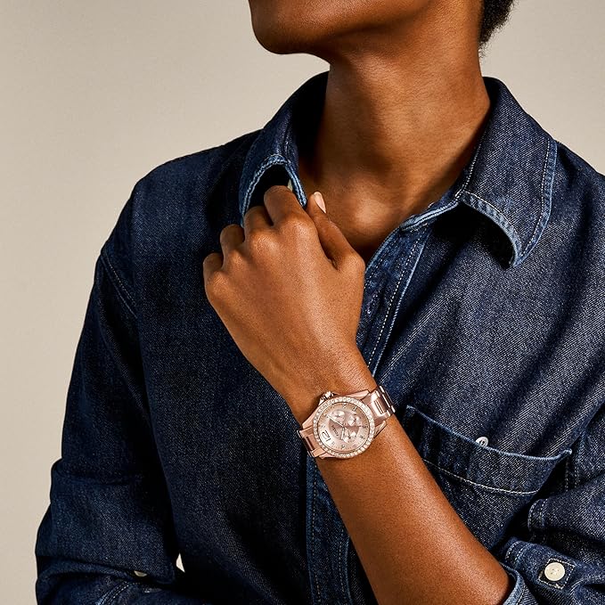 Fossil Analog Gold Dial Women's Watch