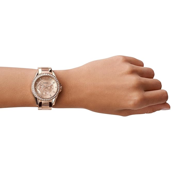 Fossil Analog Gold Dial Women's Watch