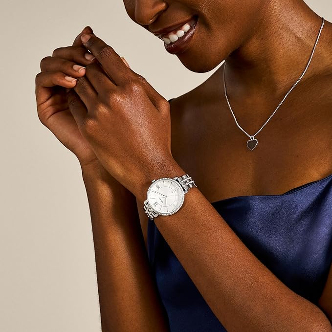 Fossil Analog White Dial Women's Watch