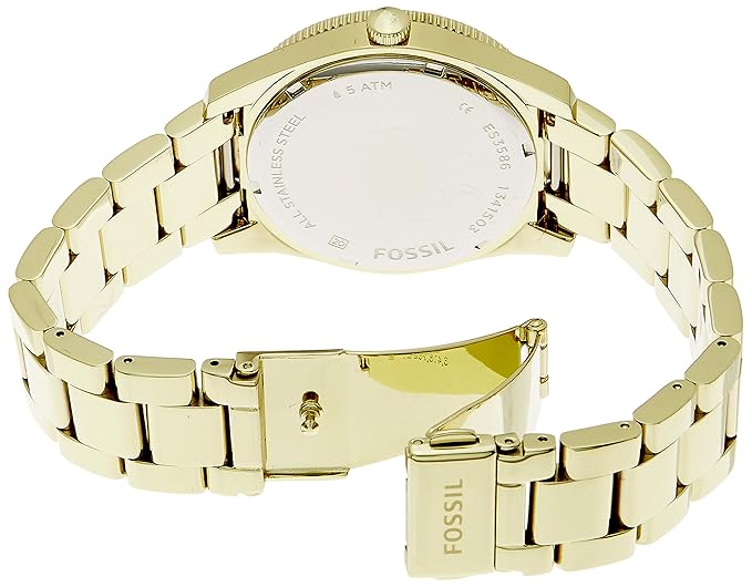 Fossil Perfect Bo Analog Gold Dial Women's Watch-ES3586