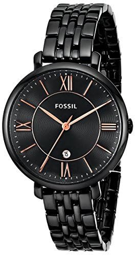 Fossil End-of-Season Jacqueline Analog Black Dial Women's Watch