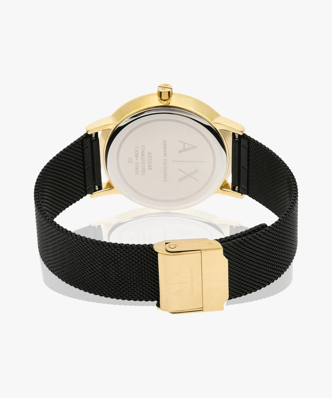 Armani Exchange Women Lola Round Black Watch
