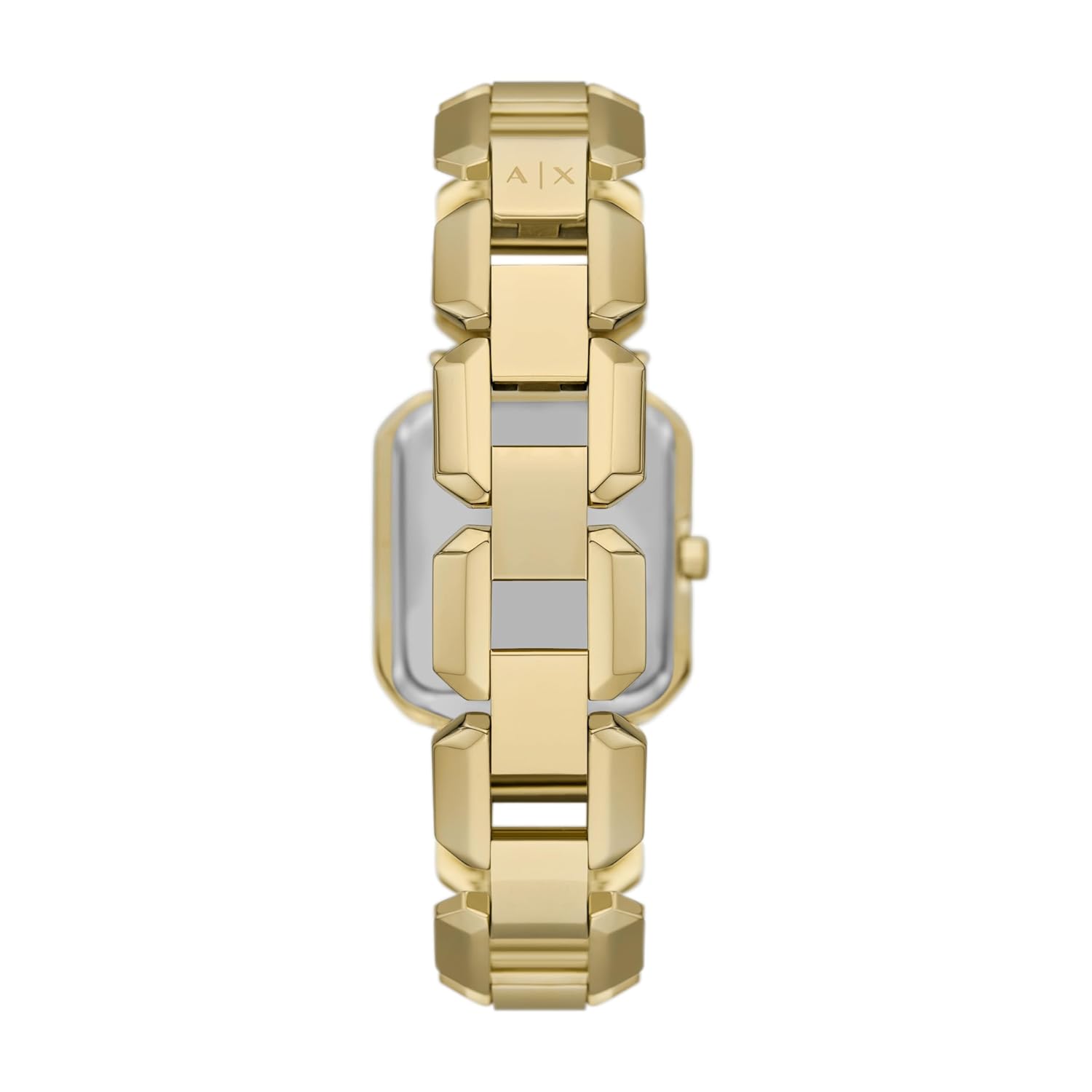 Armani Exchange Stainless Steel Analog Gold Dial Women Watch, Gold Band