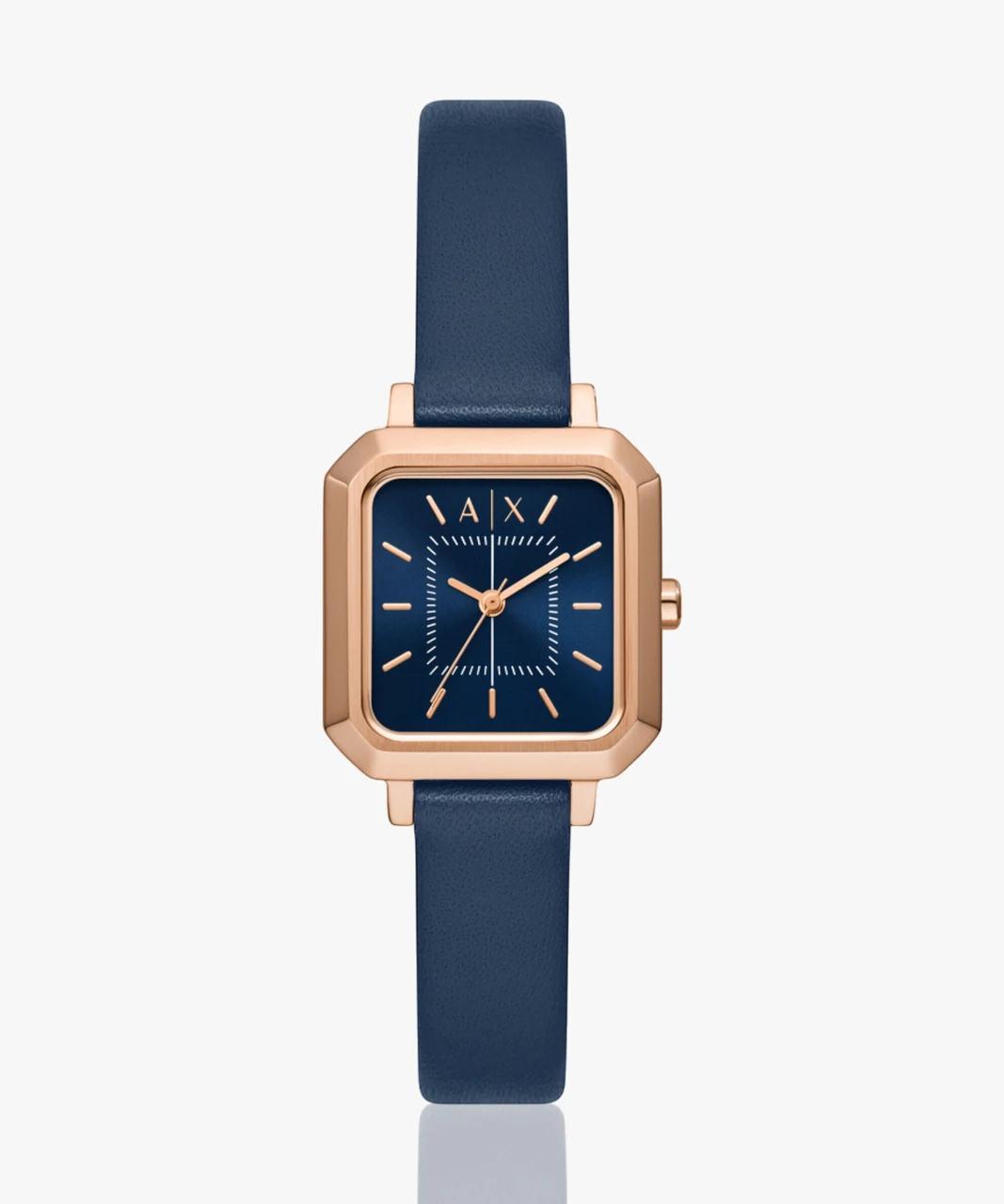 Armani Exchange Women Leila Rectangle Blue Watch