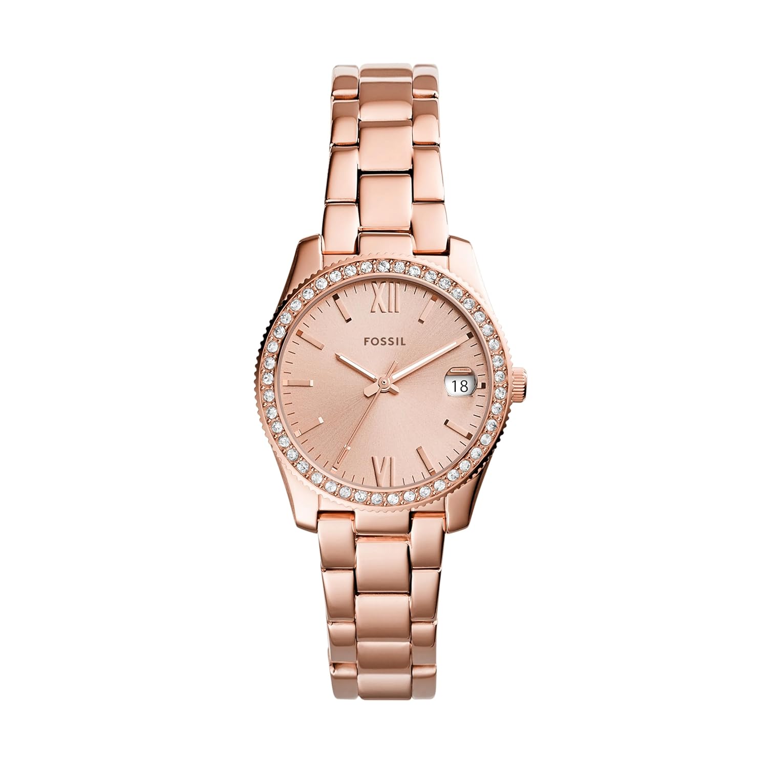 Fossil Analog Rose Gold Dial Women's Watch