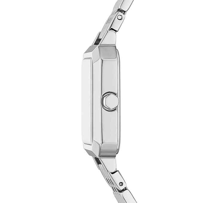 Armani Exchange Stainless Steel Analog Silver Dial Women's Watch, Band Color:Silver