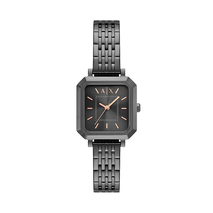 Armani Exchange Black Quartz Stainless Steel Watch