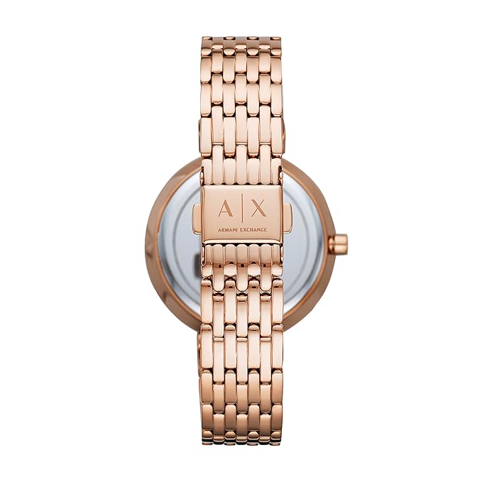 Armani Exchange Analog Silver Dial Women's Stainless Steel Watch