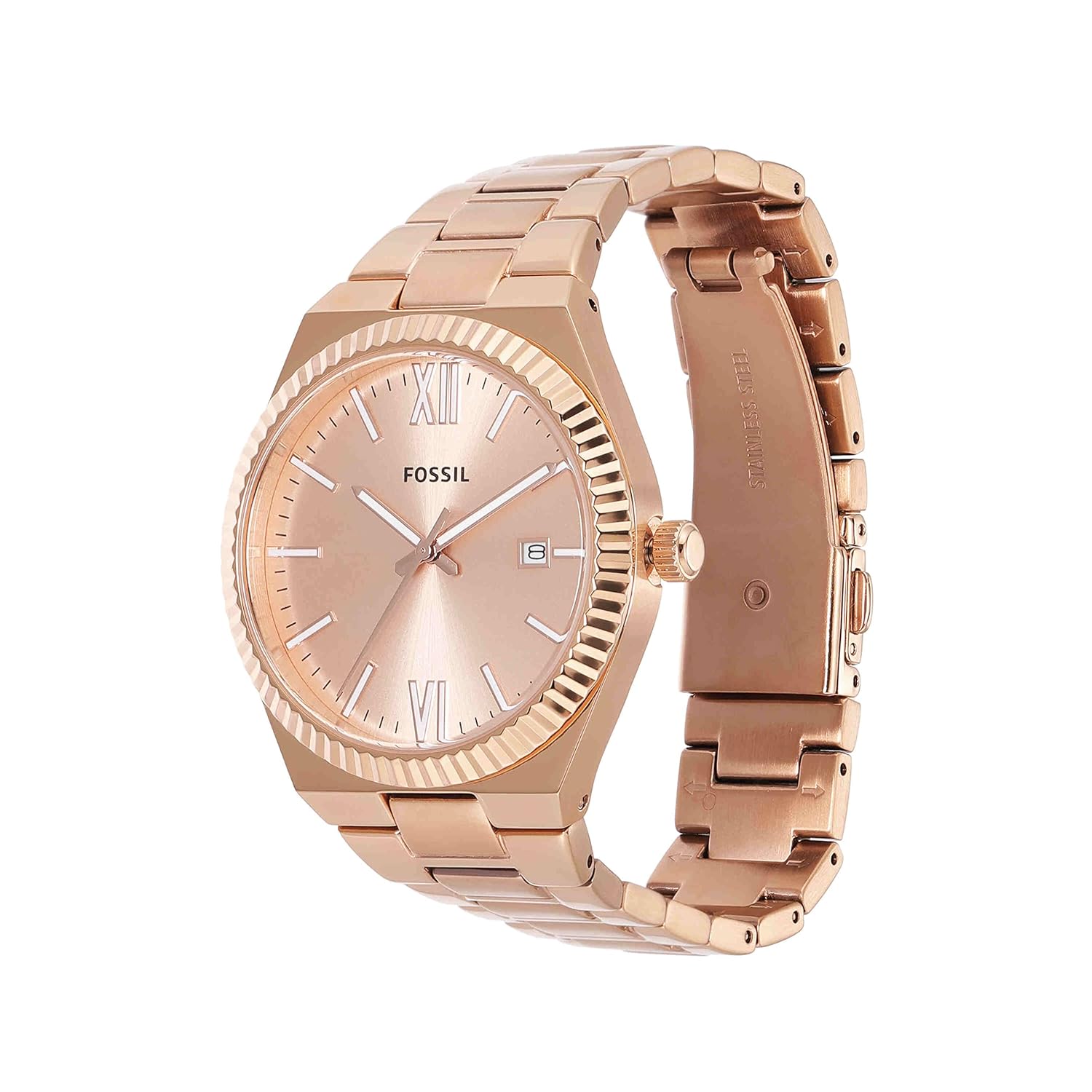 Fossil Scarlette Analog Rose Gold Dial Women's Watch