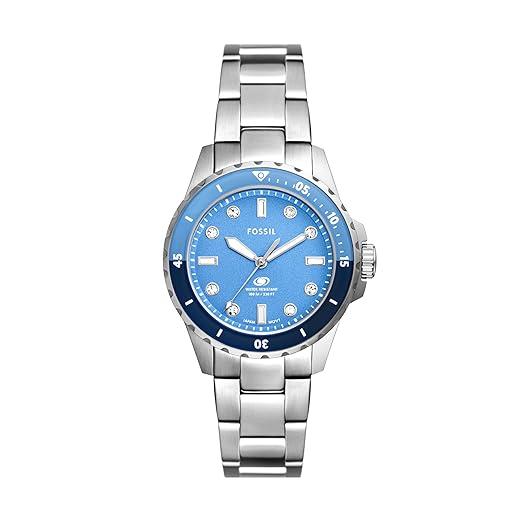 Fossil Blue Dive Silver Watch