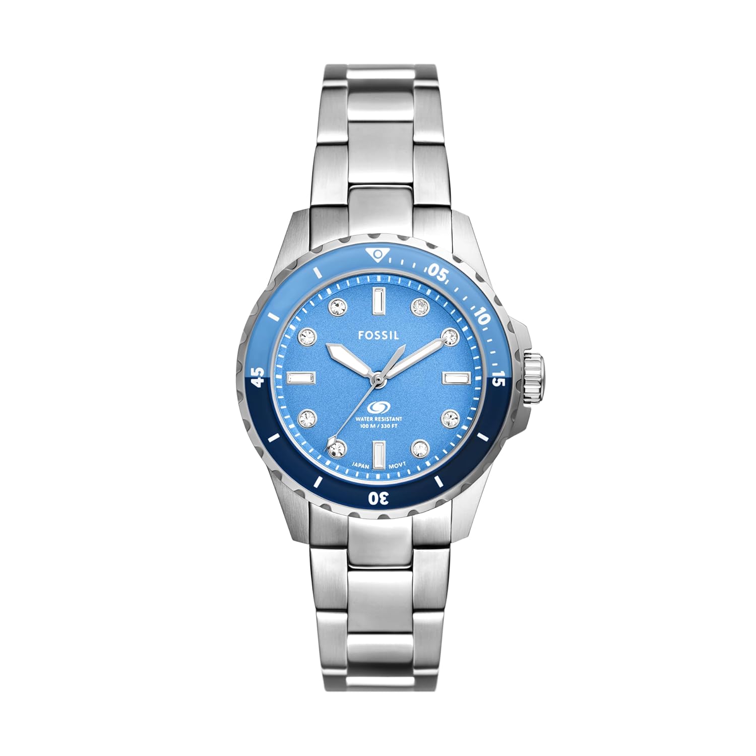 Fossil Blue Dive Silver Watch